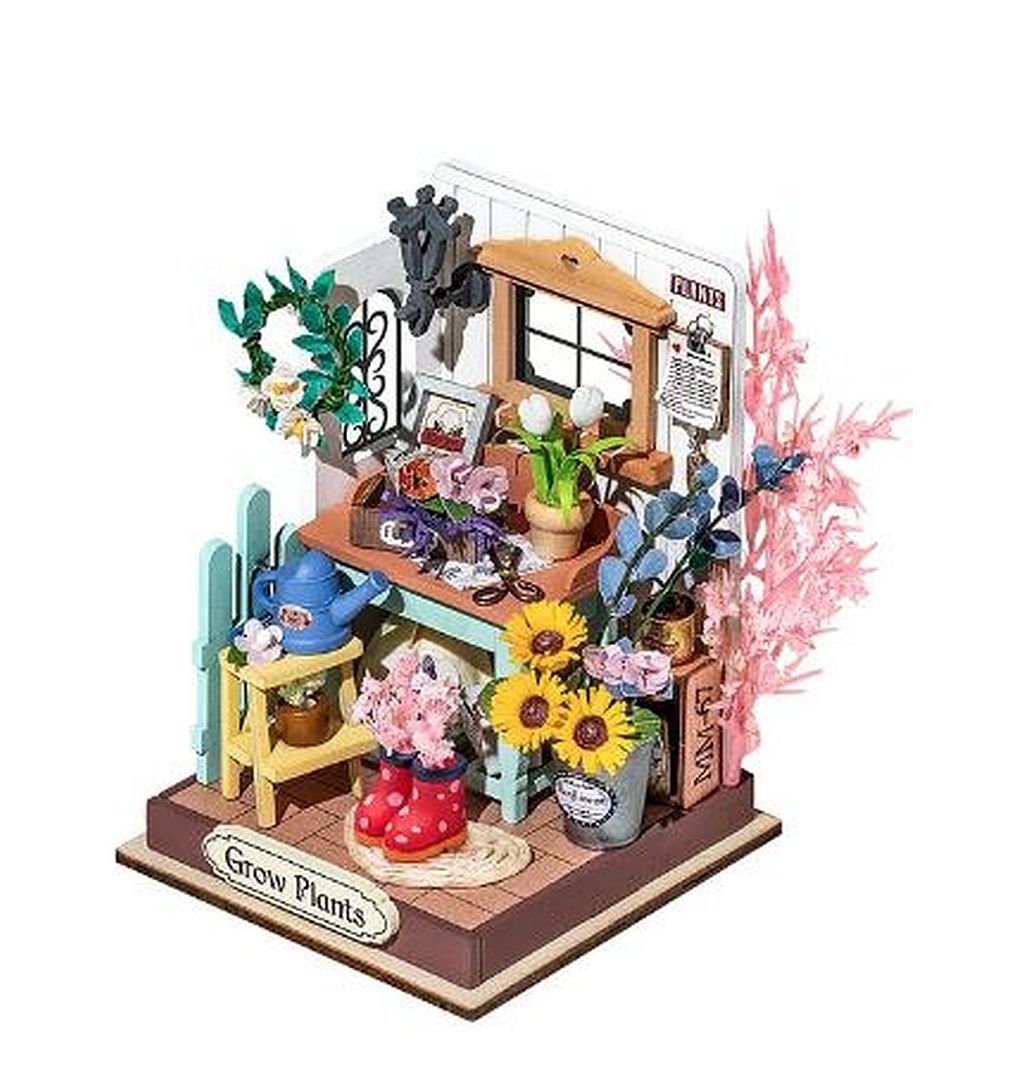 Robotime Rolife Dreaming Terrace Garden DIY Miniature House