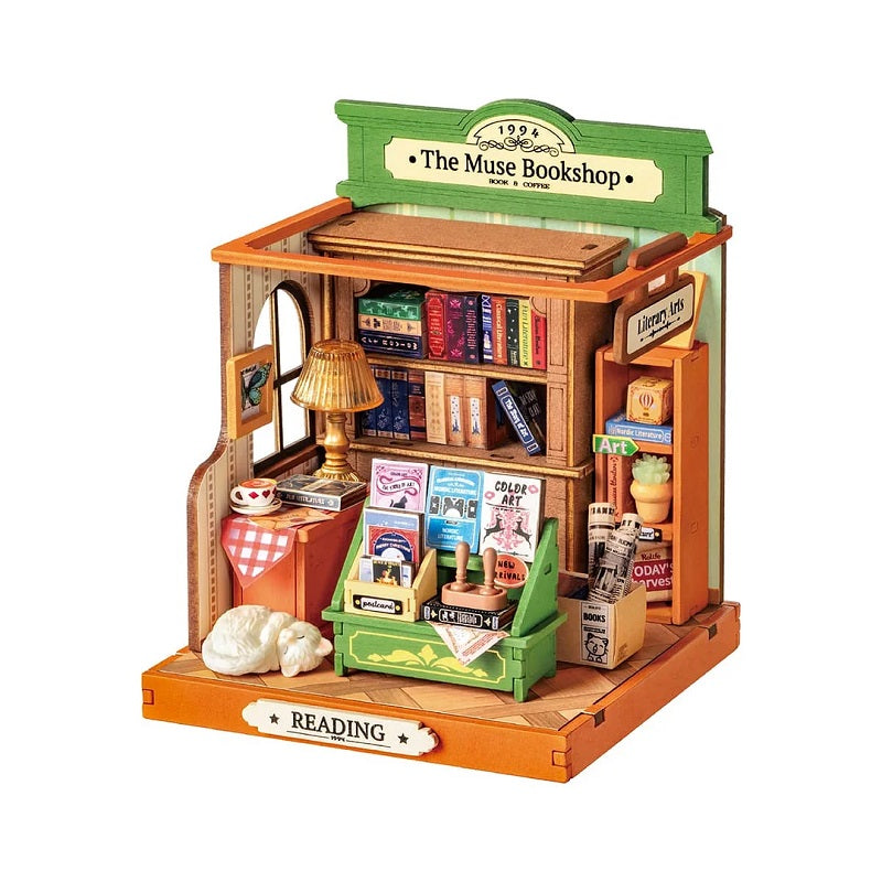 Rolife The Muse Bookshop, Super Mini Houses - Little Warm Spaces