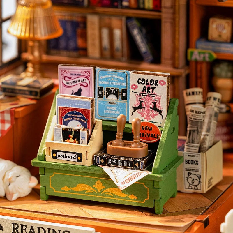 Rolife The Muse Bookshop, Super Mini Houses - Little Warm Spaces