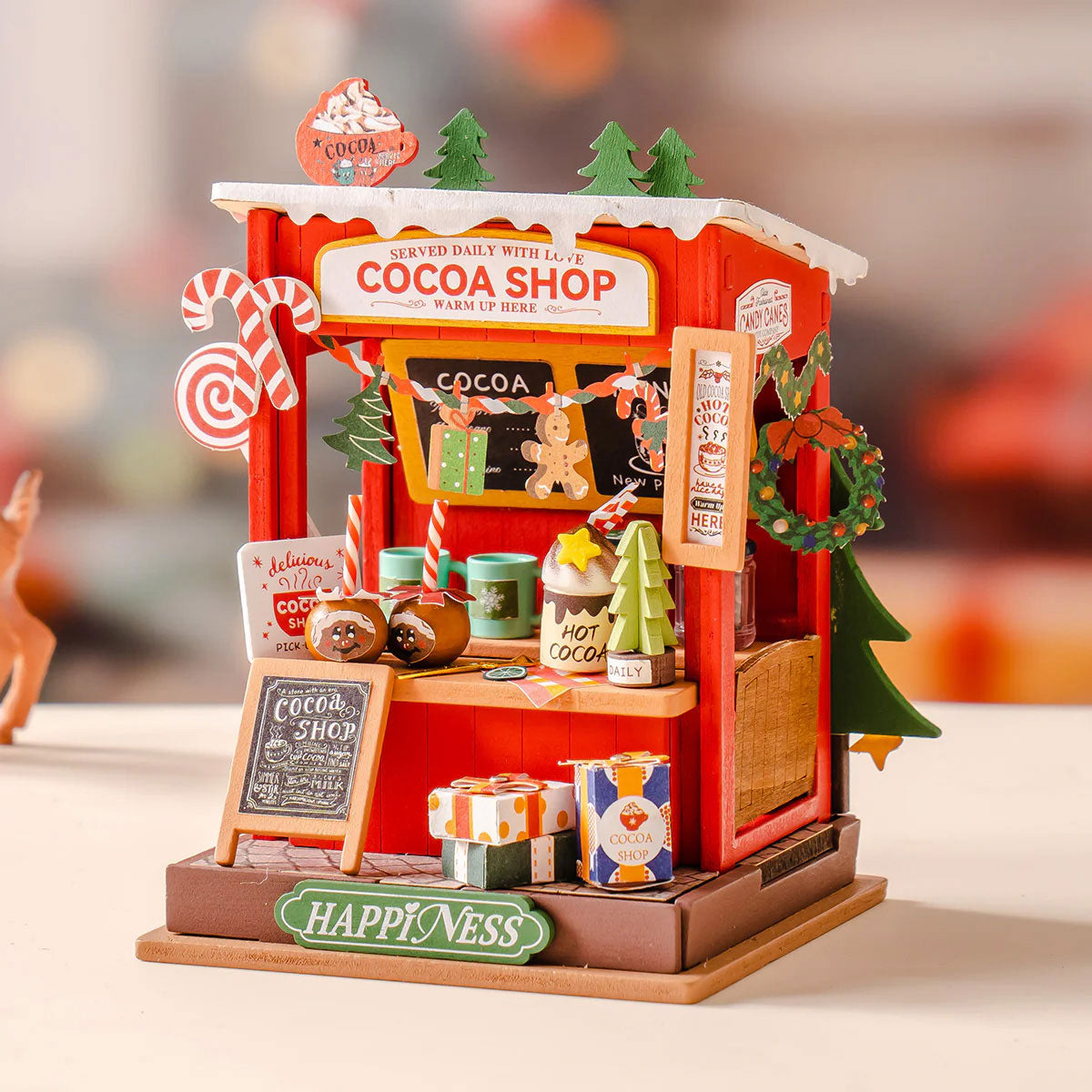 Rolife Cocoa Shop Super Mini House - Cozy Hot Chocolate Scene