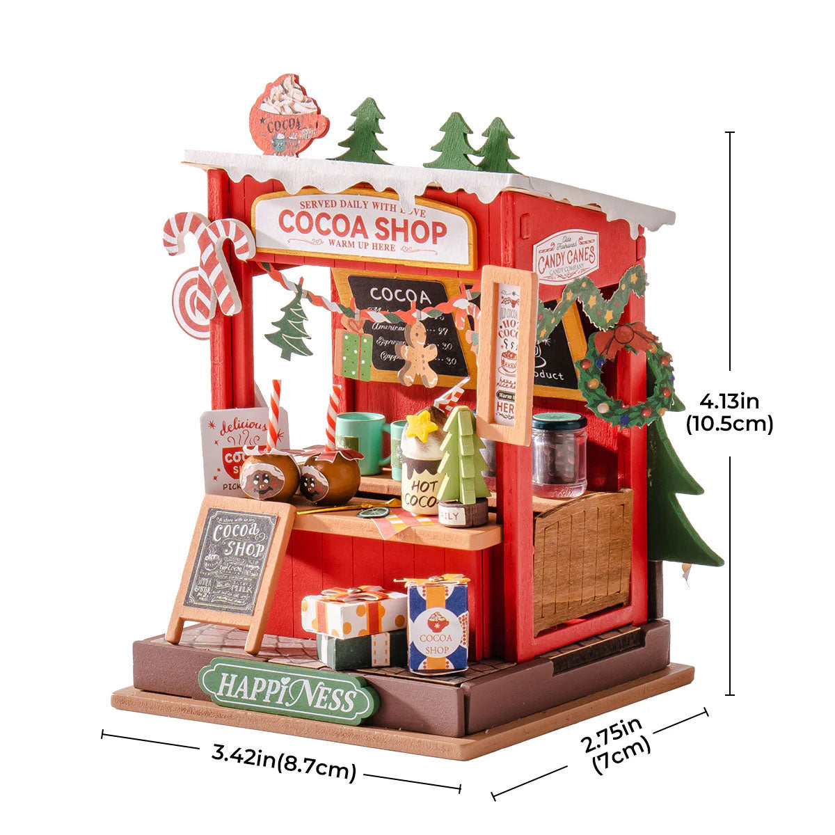 Rolife Cocoa Shop Super Mini House - Cozy Hot Chocolate Scene