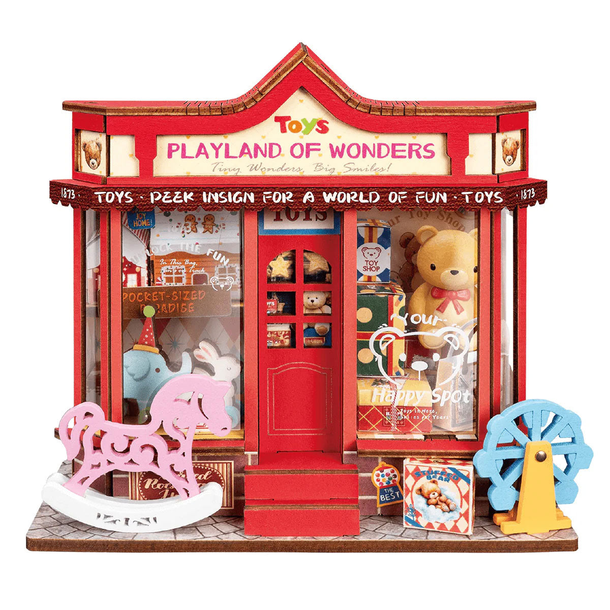 Rolife Whimsey Toy Shop Super Mini House - Playful Toy Store Miniature