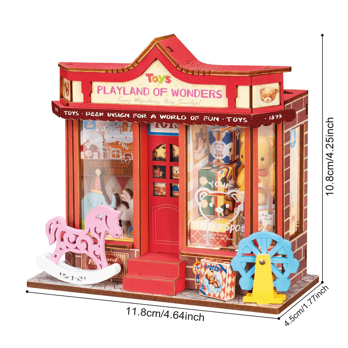 Rolife Whimsey Toy Shop Super Mini House - Playful Toy Store Miniature