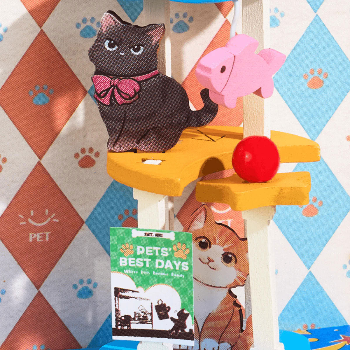 Rolife Perfect Paw Shop Super Mini House - Adorable Pet Boutique Mini Scene