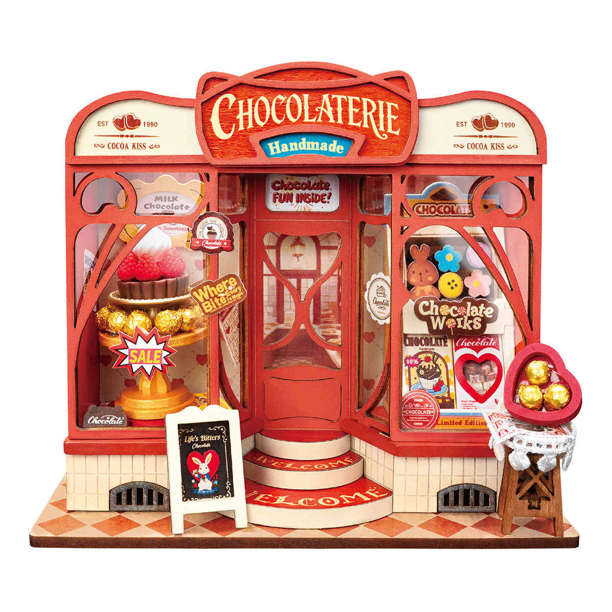 Rolife Sweet Chocolate Shop Super Mini House - Delightful Dessert Miniature