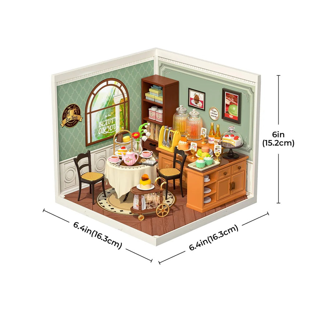 Rolife Sweet Sips Tea DIY Plastic Miniature House
