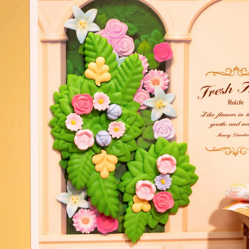 Rolife Fresh Flower Shop DIY Miniature House - Floral Boutique Scene
