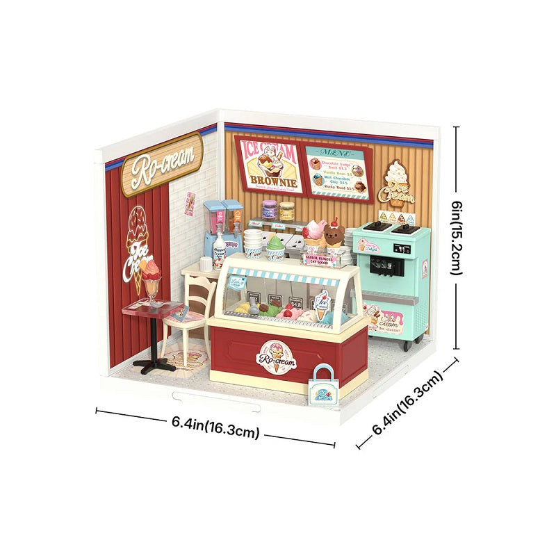 Rolife Flavorful Ice Cream DIY Miniature House - Frozen Treats Scene