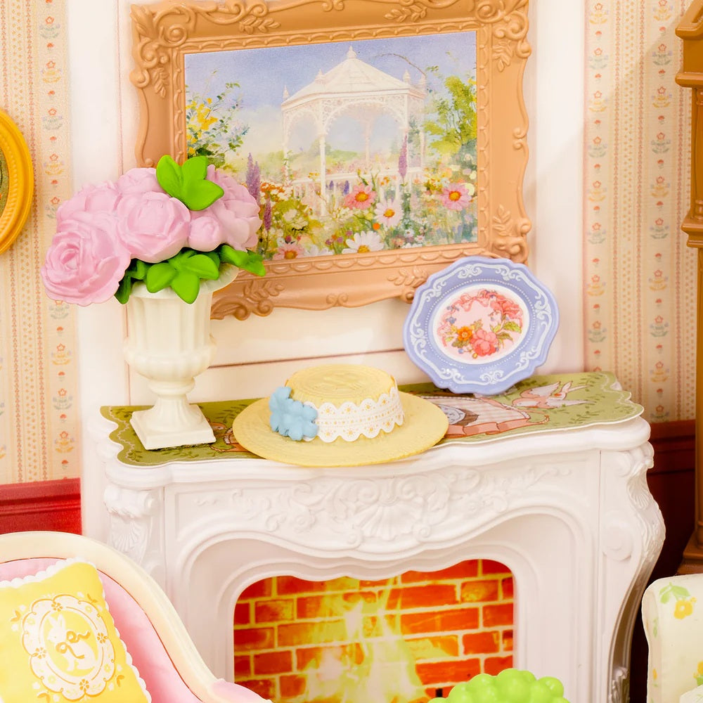 Rolife Holiday Tea Time DIY Miniature House - Festive Tea Room Mini Scene