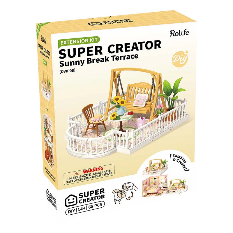 Rolife Sunny Break Terrace Super Creator Extension Pack - Modular Add-On