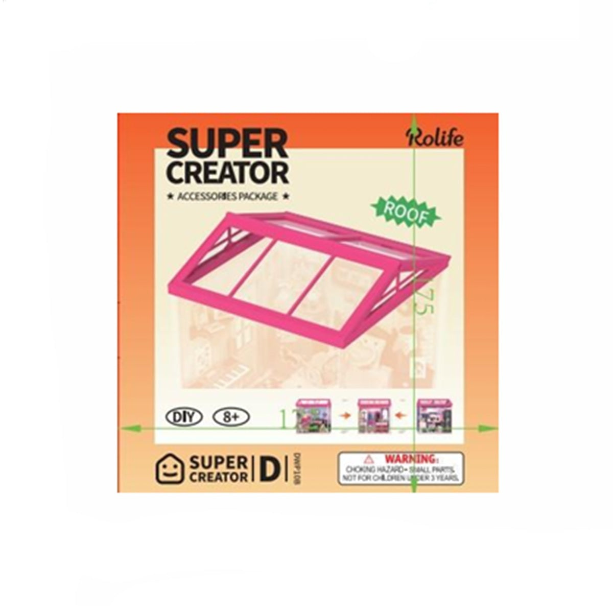 Robotime Roof D – Pink