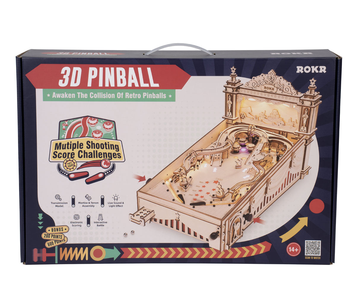 Robotime 3D Circus Pinball Machine Puzzle Model