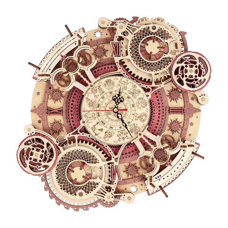 Robotime Time Art; Zodiac Wall Clock