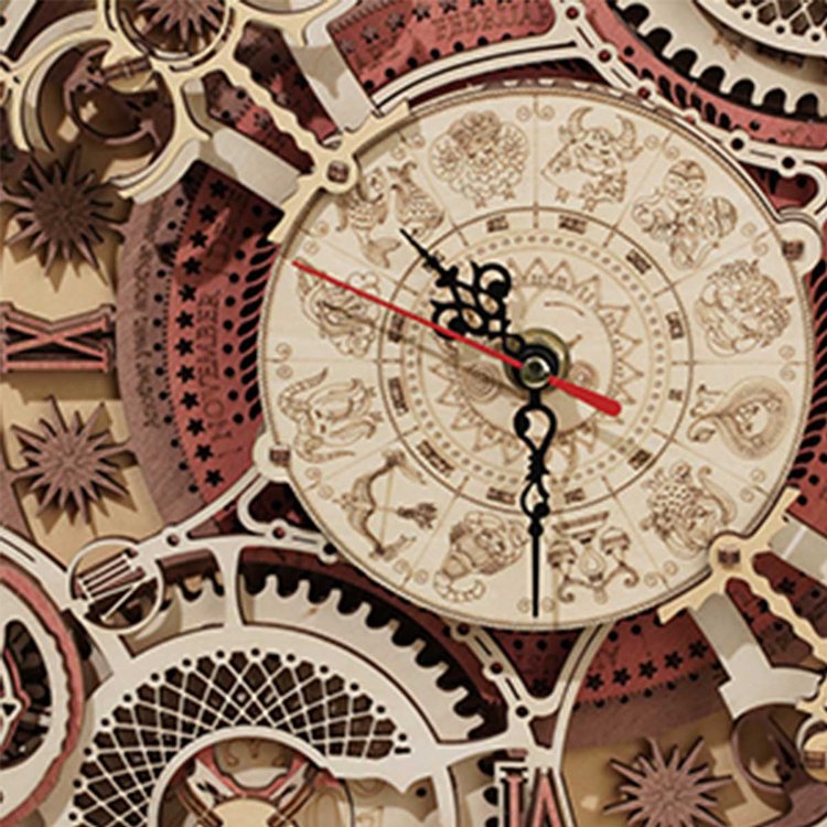 Robotime Time Art; Zodiac Wall Clock