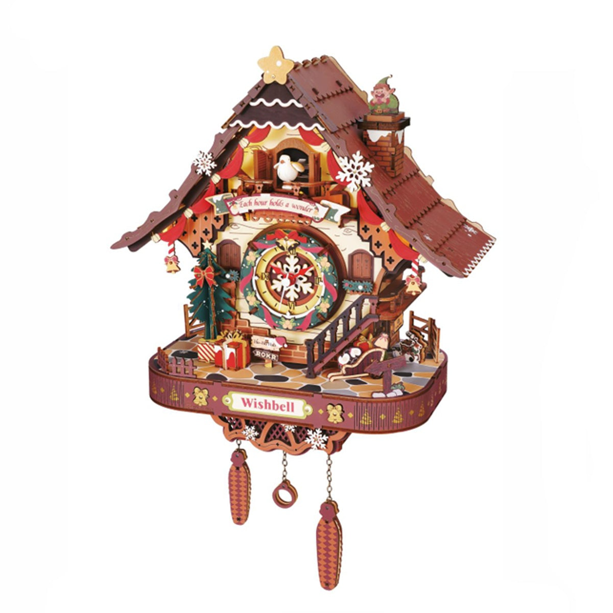 Robotime Christmas Cuckoo Clock