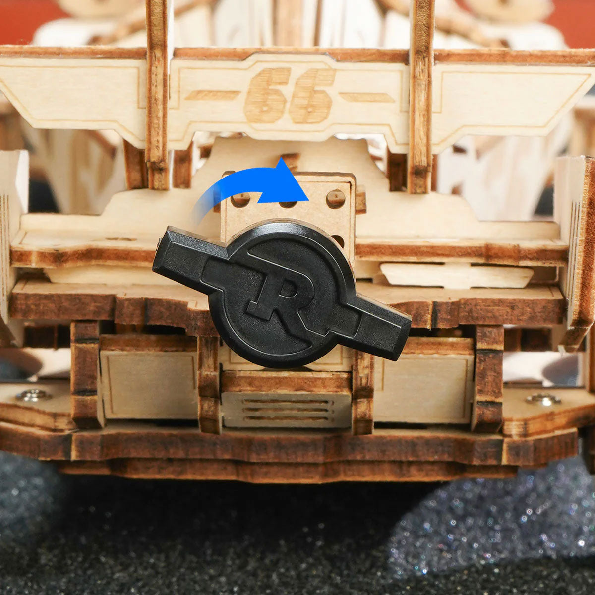 Rolife F1 Racing Car, Mechanical Wood Models