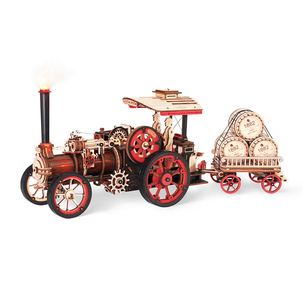 Robotime 3D Puzzle Steam Engine with Trailer LKA01