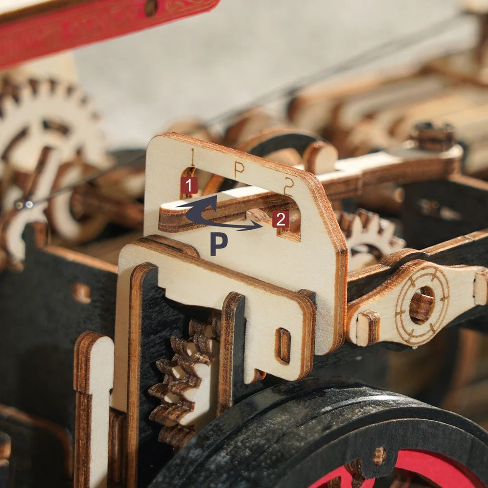 Rolife 3D Puzzle Steam Engine with Trailer