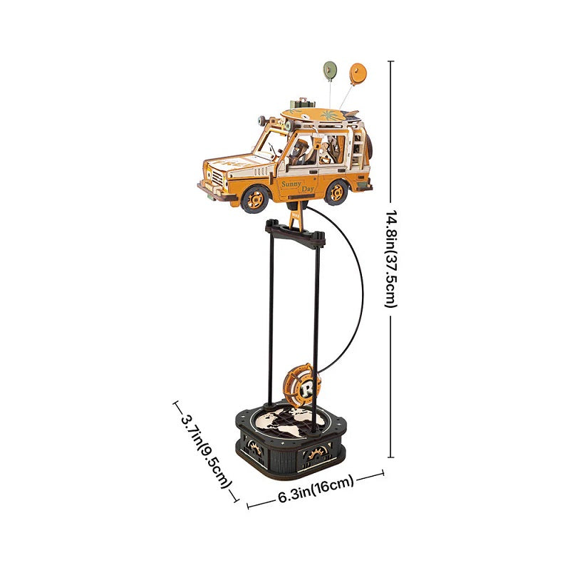 ROKR Road Tripper Pendulum Balance Toy 3D Puzzle - Vintage Car Model