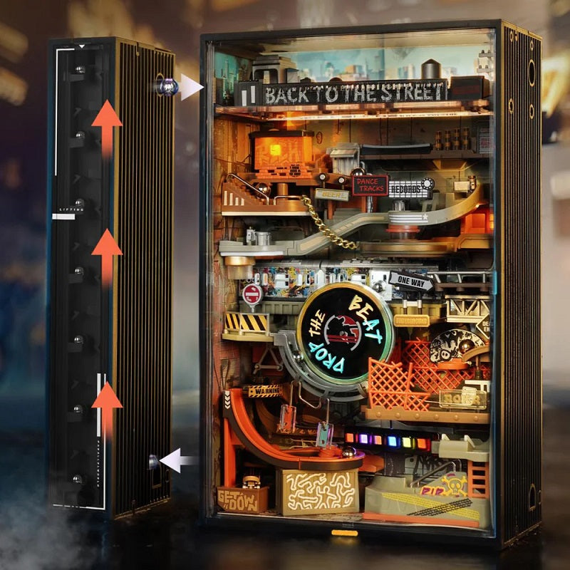 Robotime Hip-Hop Street Marble Run Mechanical 3D Puzzle MR03S