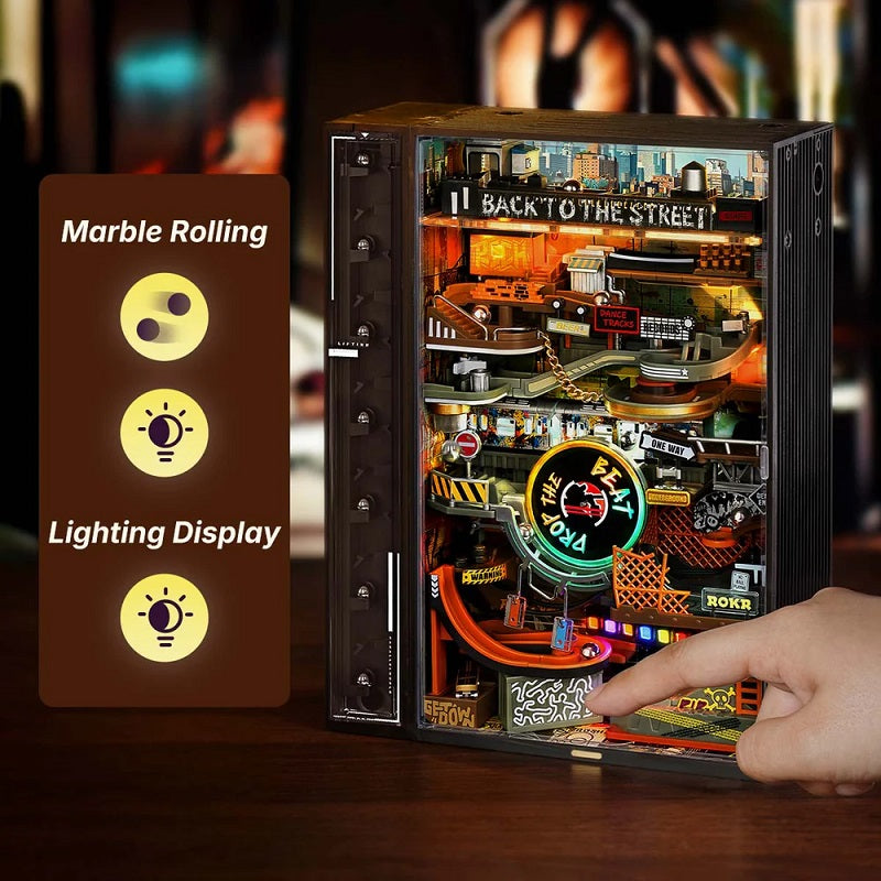 Robotime Hip-Hop Street Marble Run Mechanical 3D Puzzle MR03S