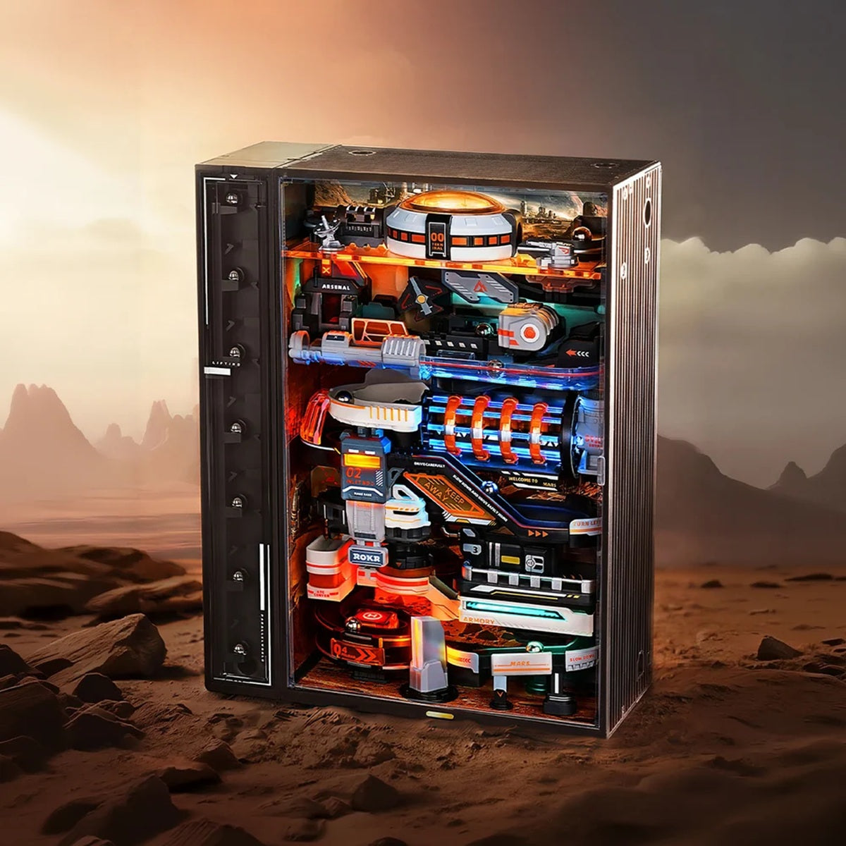 Robotime Mars Outpost Marble Run 3D Puzzle - image 2