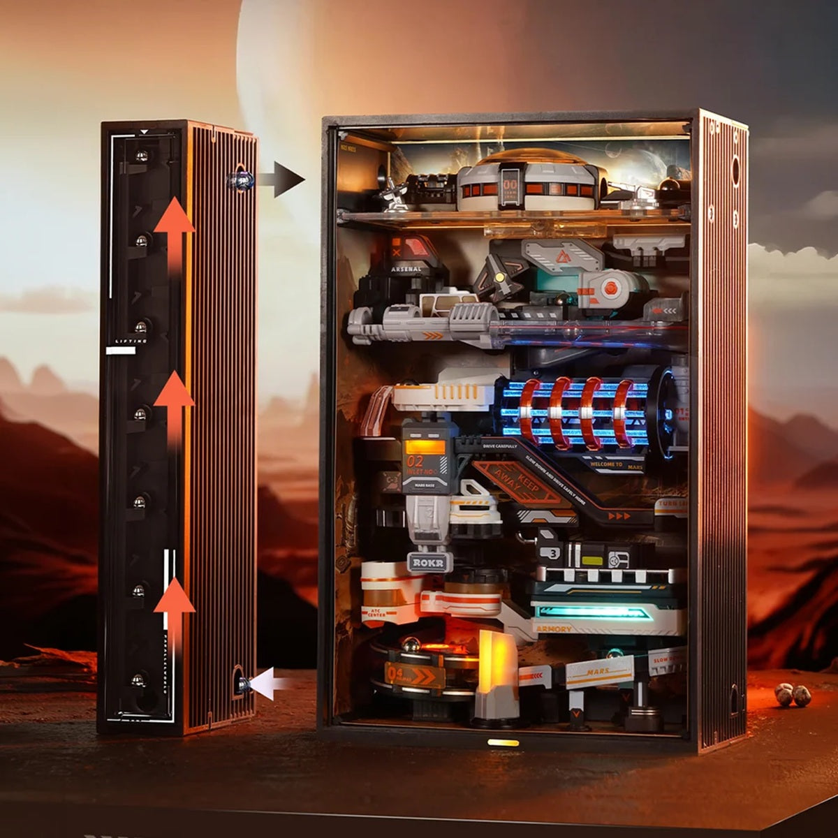 Robotime Mars Outpost Marble Run 3D Puzzle - image 4