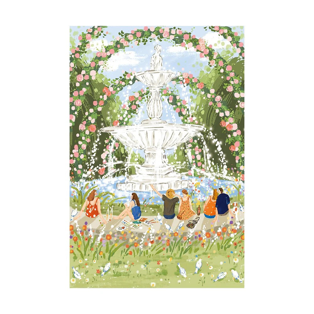 Robotime Afternoon Fountain 1000 Piece Jigsaw Puzzle PT001