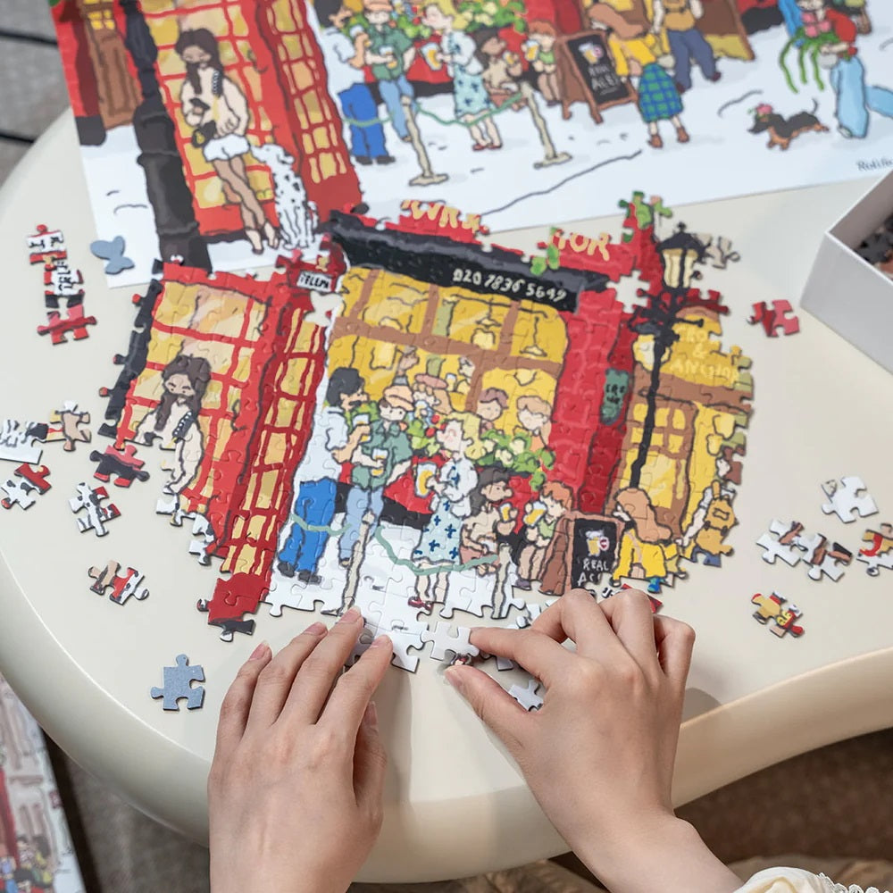 Robotime Welcome to Covent Garden 1000 Piece Jigsaw Puzzle PT006