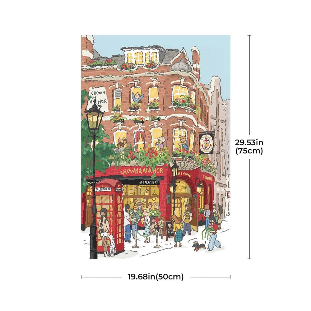 Robotime Welcome to Covent Garden 1000 Piece Jigsaw Puzzle PT006