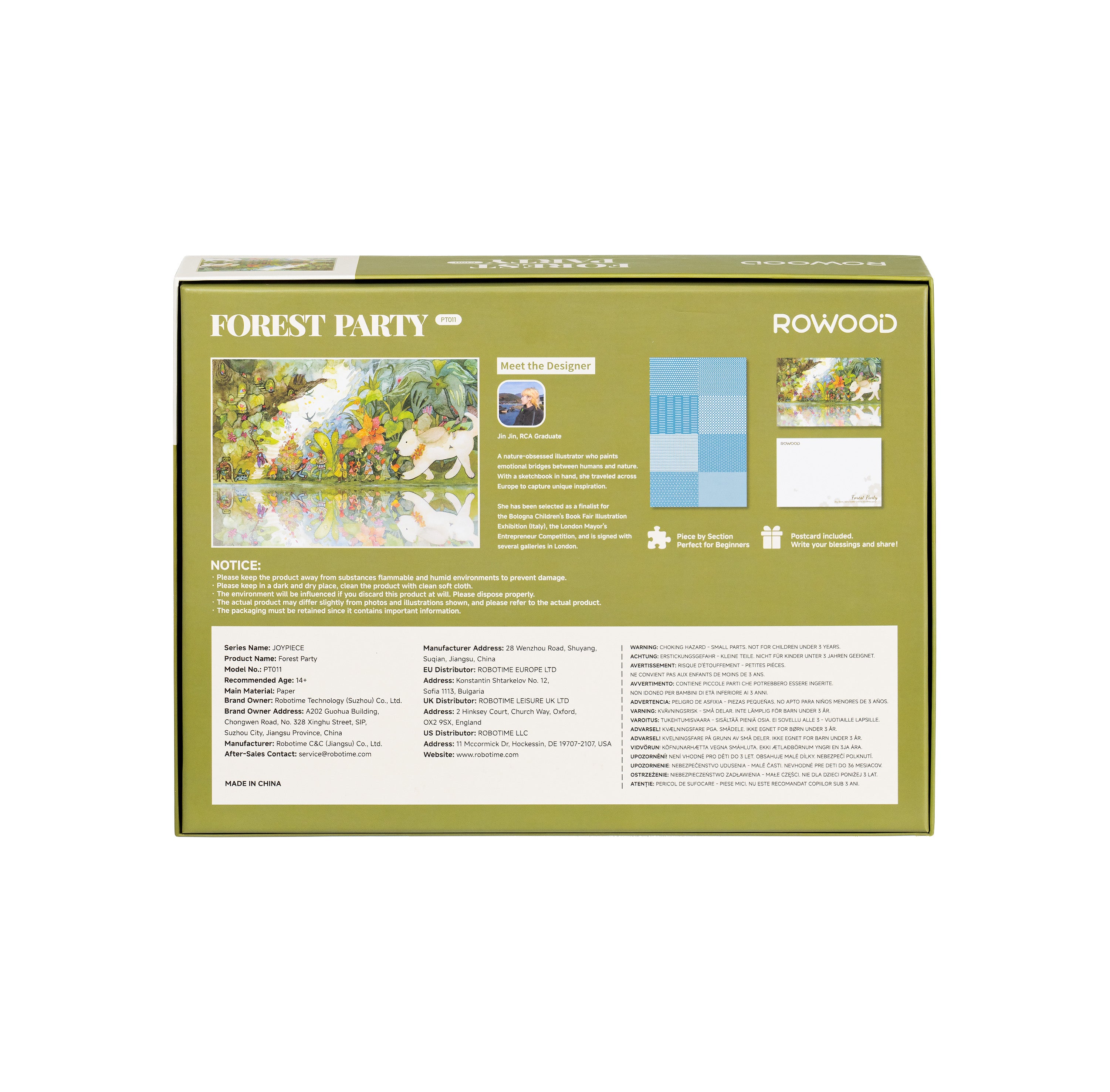 Rolife Forest Party Joypiece 1000 Piece Puzzle - Woodland Celebration Scene