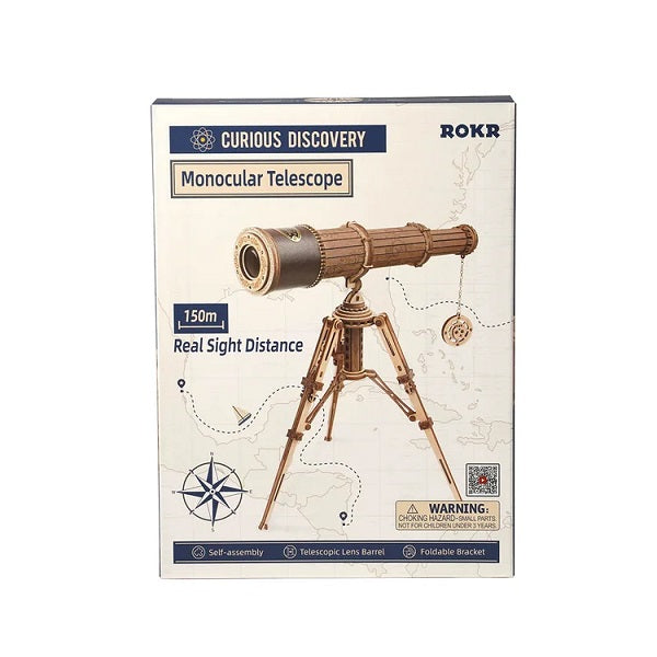 Rolife Mechanical Wood Models; Monocular Telescope