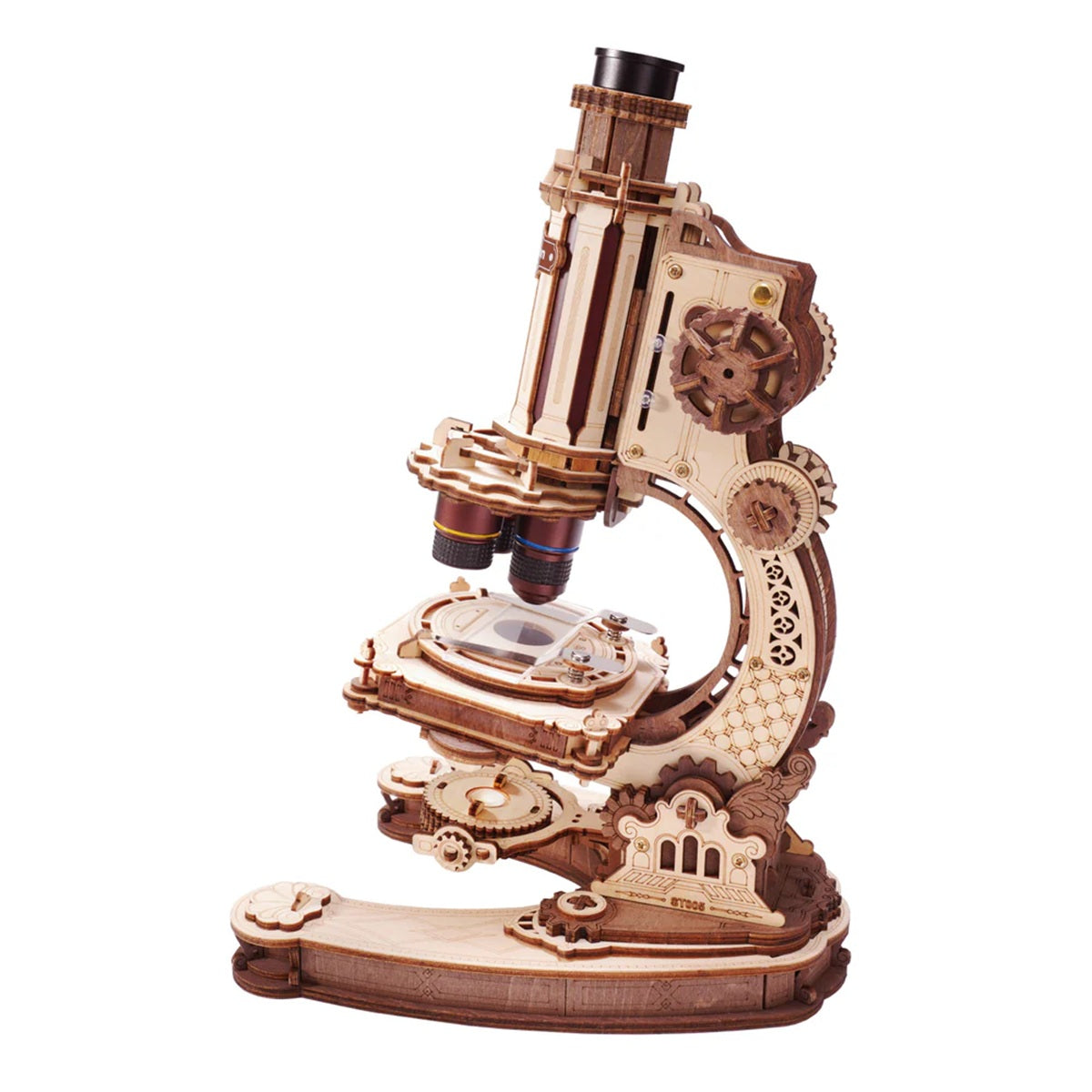 Robotime Microscope 3D Wooden Puzzle Educational Model Kit