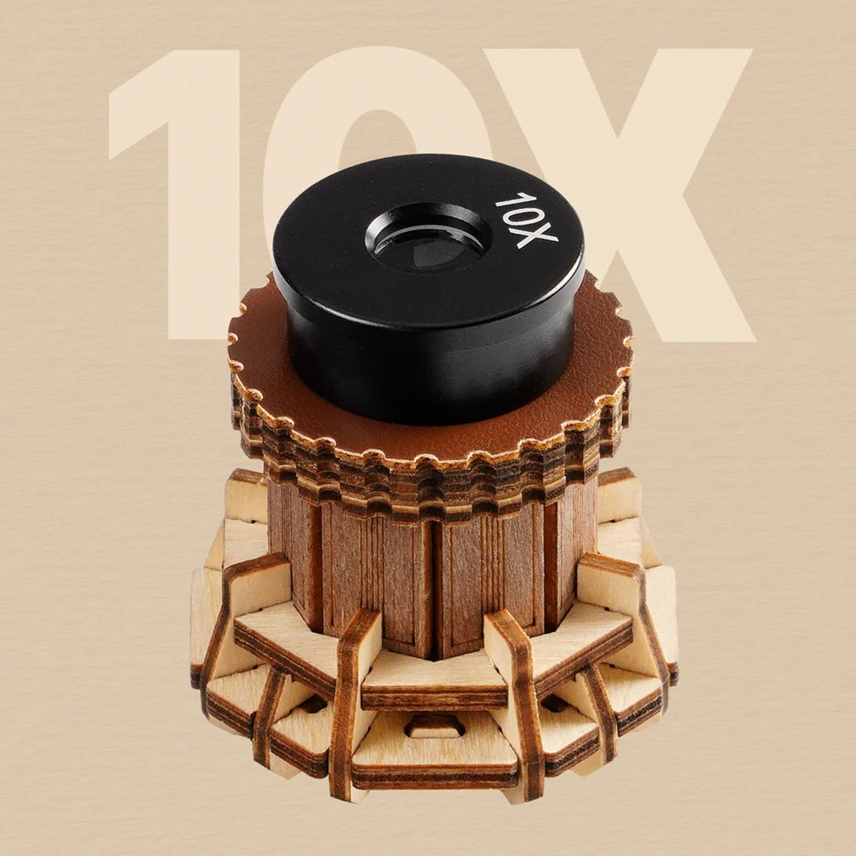 Robotime Microscope 3D Wooden Puzzle Educational Model Kit