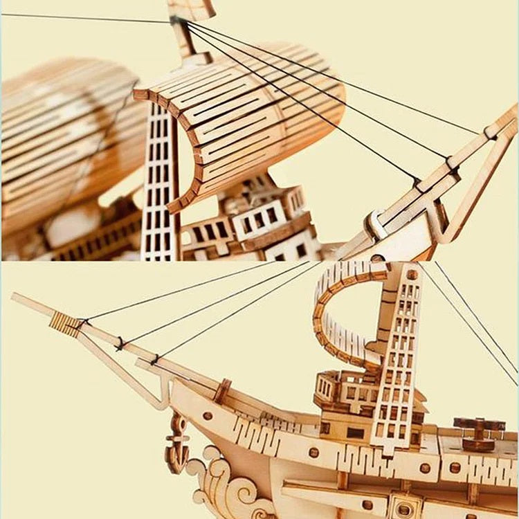 Rolife Classic 3D Wood Puzzles; Sailing Ship