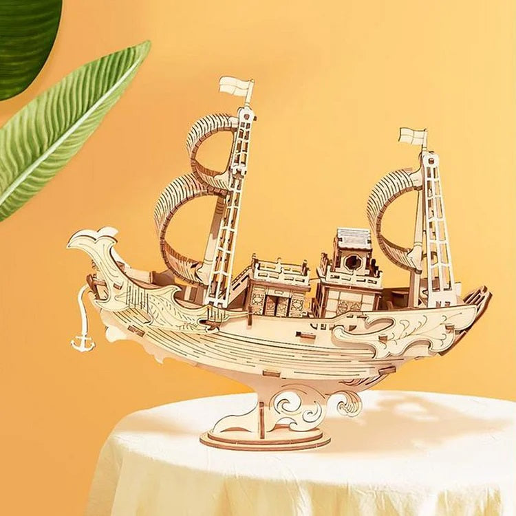 Rolife Classic 3D Wood Puzzles; Diplomatic Ship