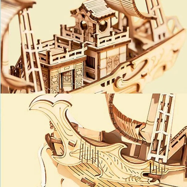 Rolife Classic 3D Wood Puzzles; Diplomatic Ship