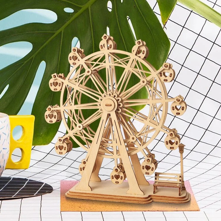 Rolife Classic 3D Wood Puzzles; Ferris Wheel