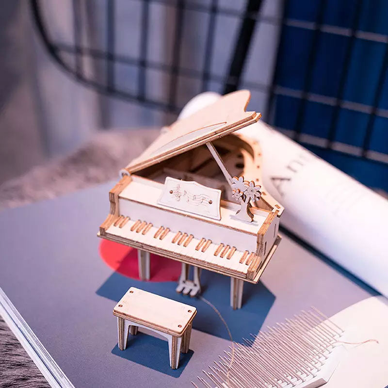 Robotime Classic 3D Wood Puzzles; Grand Piano