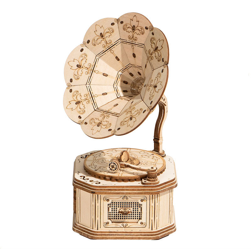 Rolife Classic 3D Wood Puzzles; Gramophone