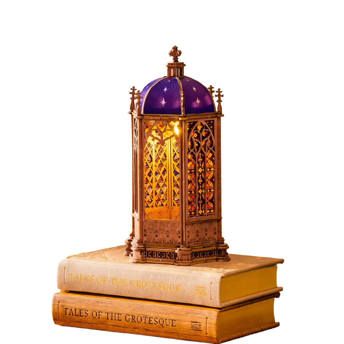 Rolife Starry Dome Cathedral 3D Wooden Puzzle - LED Night Light Model