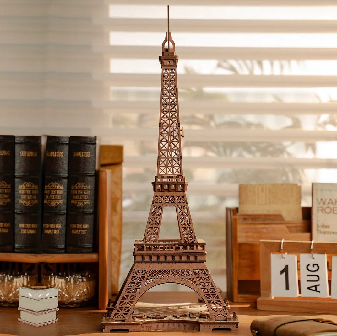 Robotime Night of the Eiffel Tower 3D Wooden Puzzle TGL01