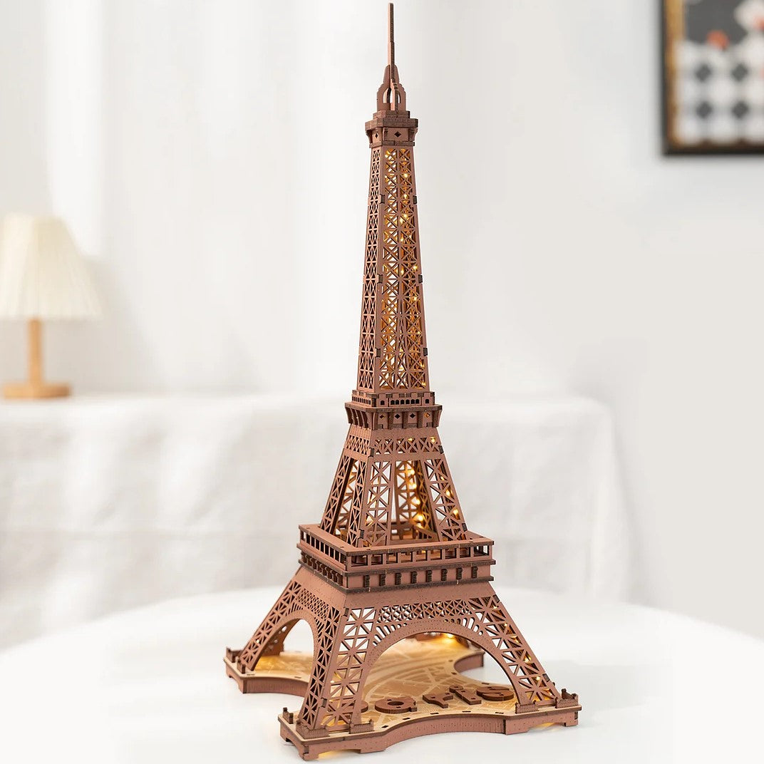 Robotime Night of the Eiffel Tower 3D Wooden Puzzle TGL01