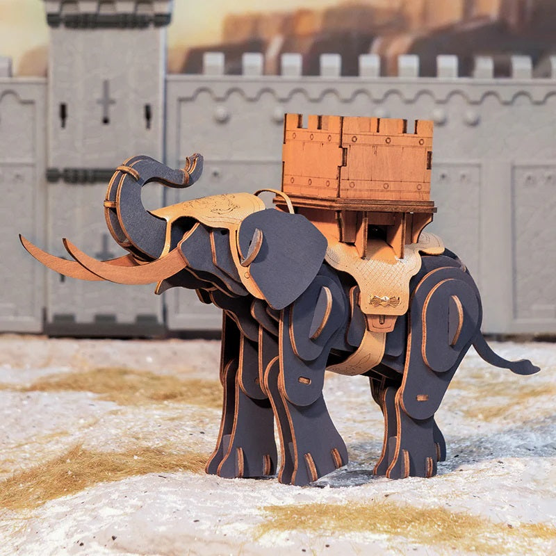 Robotime Warrior Elephant 3D Wooden Puzzle TWA02