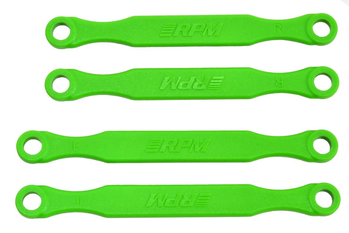 RPM Camber Link Set Green for Traxxas Slash 4x4 Rustler 4x4 Stampede 4x4 Bigfoot 4x4 BL-2S