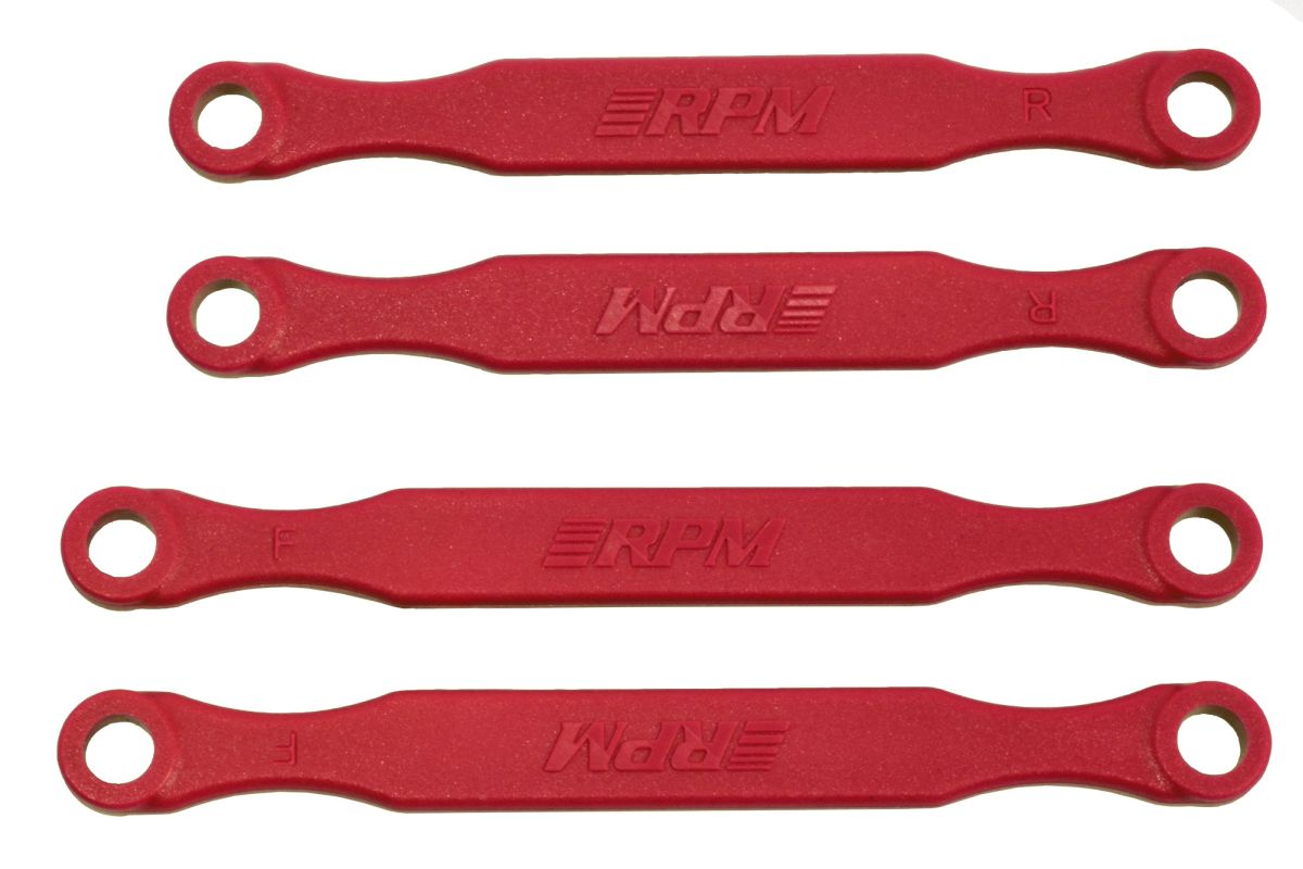 RPM Camber Link Set Red for Traxxas Slash 4x4 Rustler 4x4 Stampede 4x4 Bigfoot 4x4 BL-2S