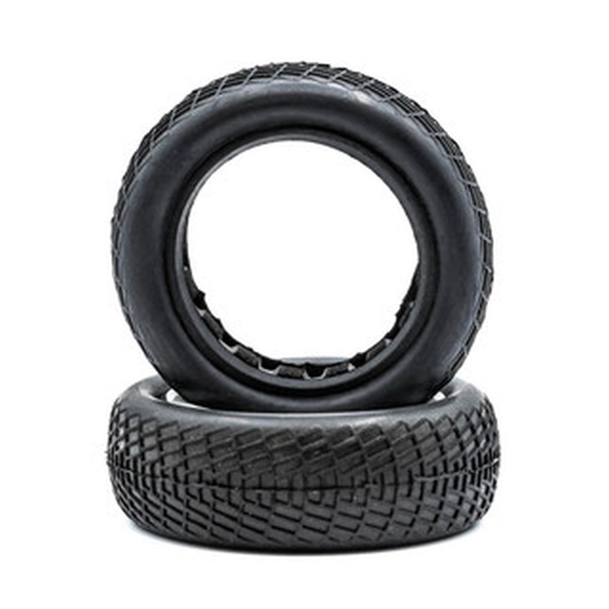 Raw Speed Radar - 1/10 2WD Front Buggy Tires w/ Inserts 2.2" (1 Pair) Clay