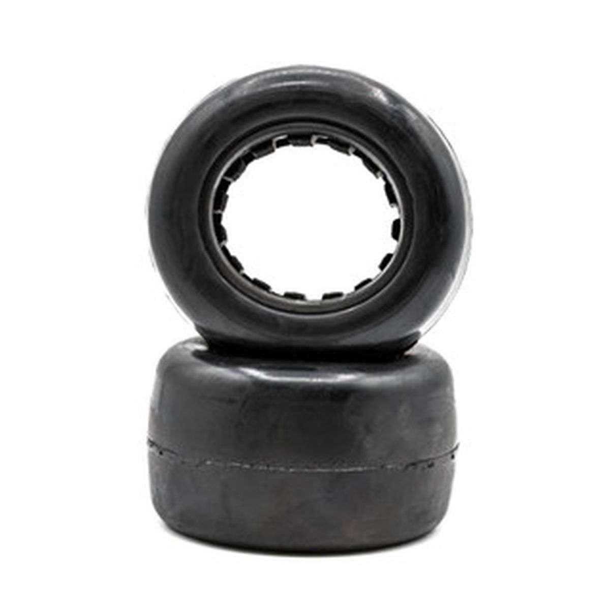 Raw Speed Slick - 1/10 Stadium Truck Tires w/ Inserts (1 Pair) Clay