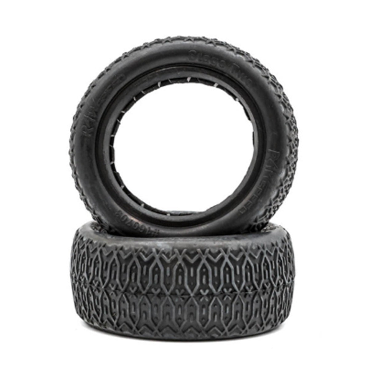 Raw Speed Stage Two - 2.2" 4WD Front Buggy Tires w/ Inserts, Green