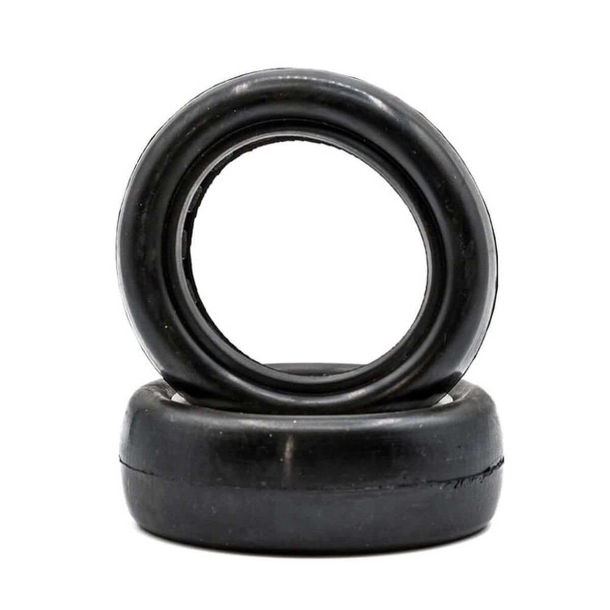 Raw Speed Slick - 1/10 2WD Front Buggy Tires w/ Inserts 2.2" (1 Pair) Clay